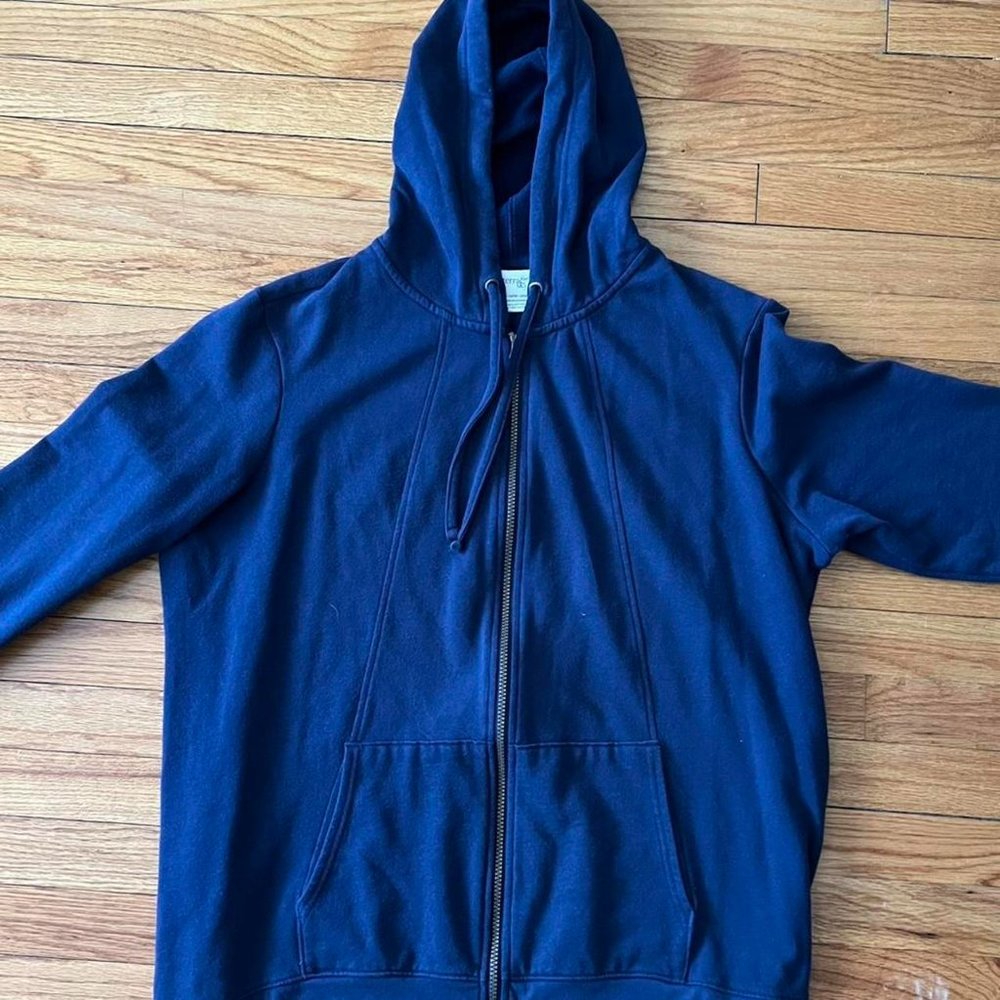Comfy Blue Zip-Up